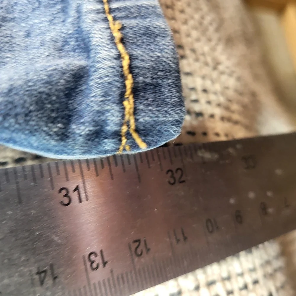 Levi's 514 Jeans Mens 34x32‎ Blue Straight Leg Denim Medium Wash Zip Fly